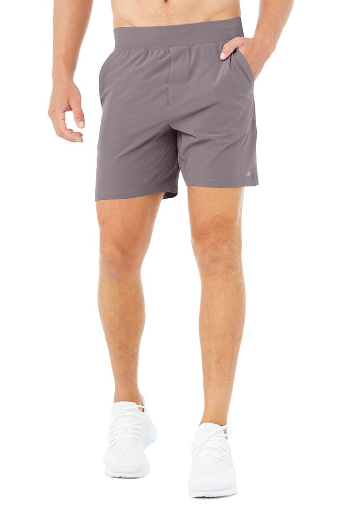 Alo Yoga 7" Repetition Men's Short Purple | 86RXJVAYC