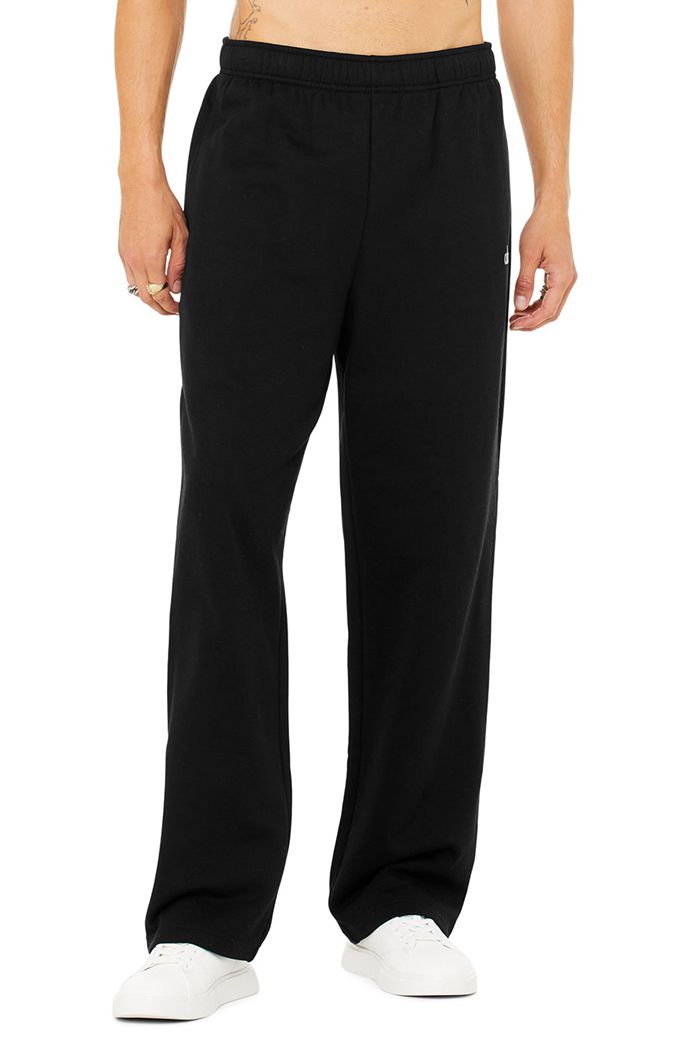 Alo Yoga Accolade Straight Leg Sweat Men's Pants Black | 10JLKWHPE