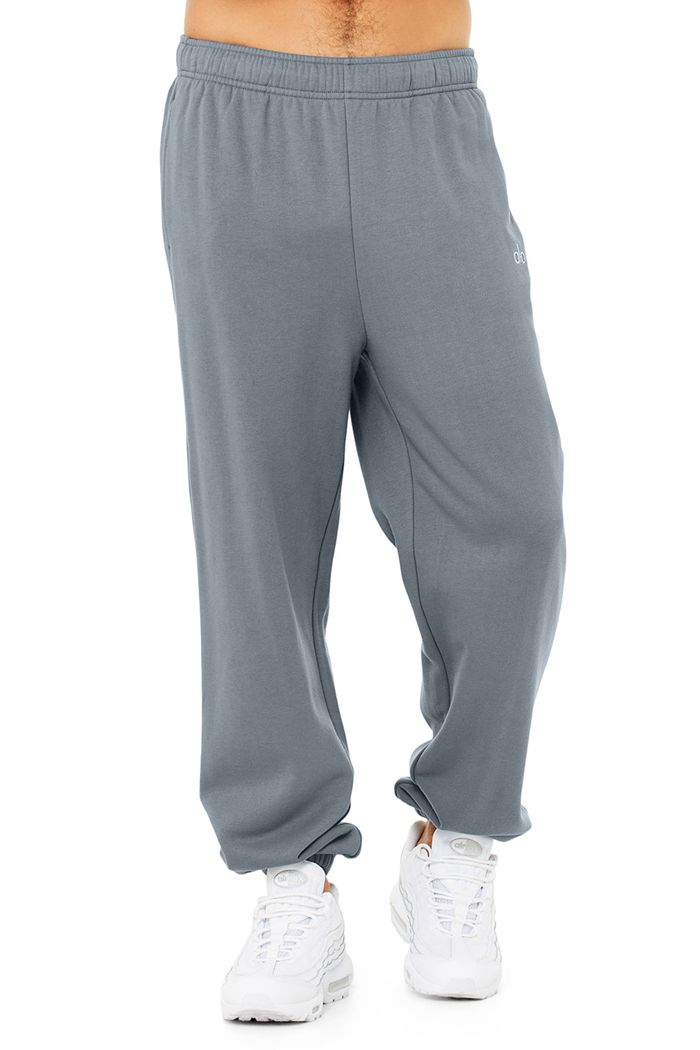 Alo Yoga Accolade Sweat Men's Pants Grey | 21TXYSRPW