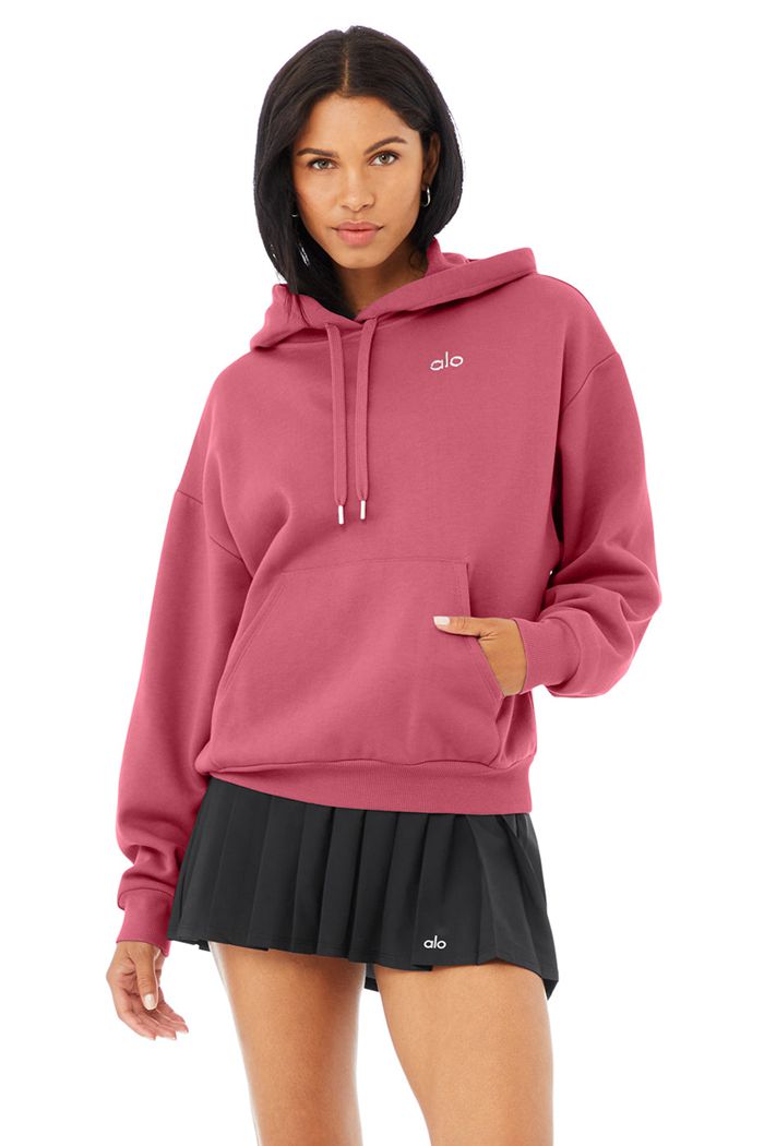 Alo Yoga Accolade Women's Hoodie Purple | 90ORPFVED