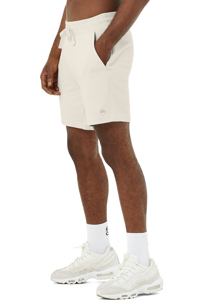 Alo Yoga Chill Men's Short Beige | 61VSDRUXT