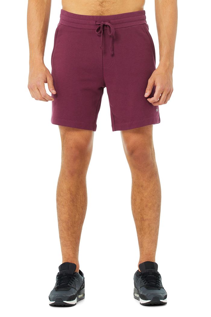 Alo Yoga Chill Men's Short Red | 93SYBPMRF