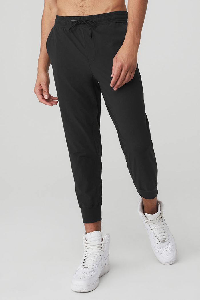 Alo Yoga Co-Op 7/8 Men's Pants Black | 53WLPATOZ