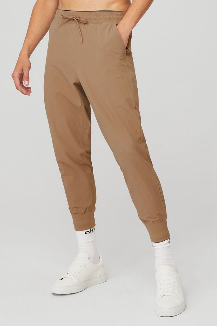 Alo Yoga Co-Op 7/8 Men's Pants Brown | 69AOMJHCS