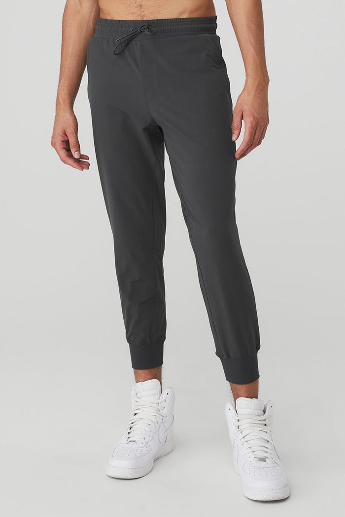 Alo Yoga Co-Op 7/8 Men's Pants Dark Grey | 91EJHSIXN