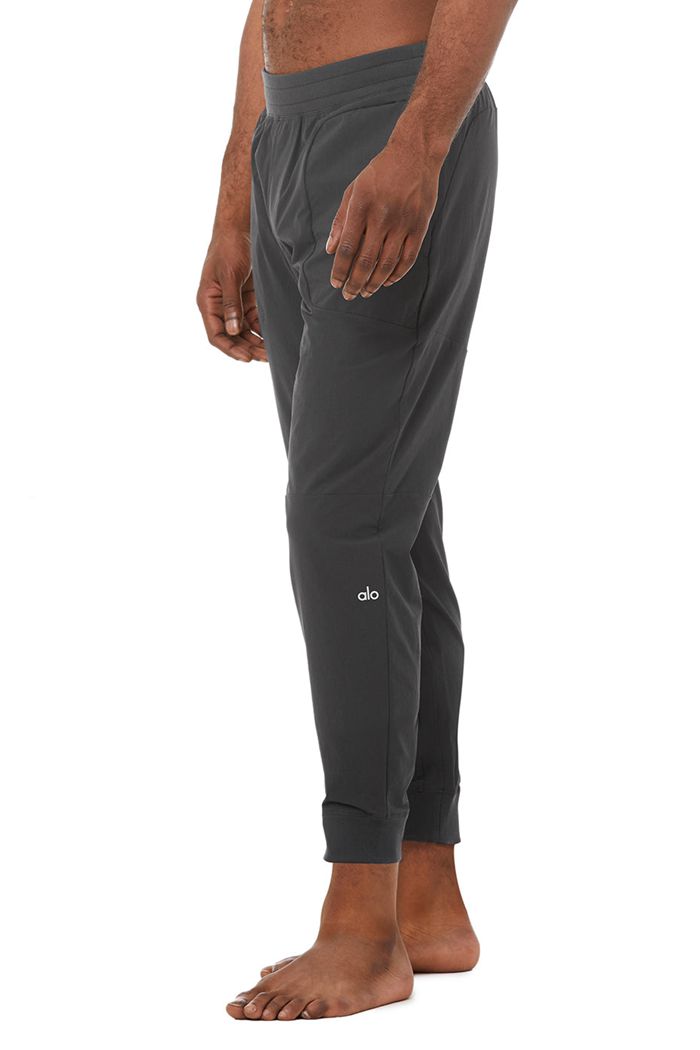 Alo Yoga Co-Op Men's Pants Dark Grey | 08QIJRDBA