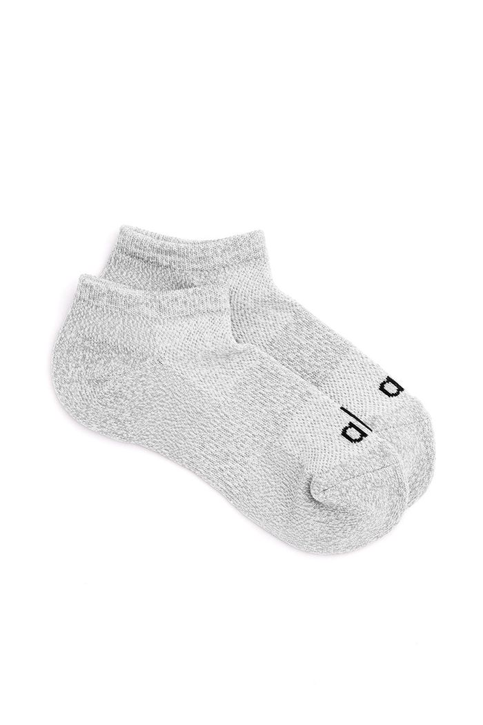 Alo Yoga Everyday Women's Socks Grey Black | 26UBLYNTR