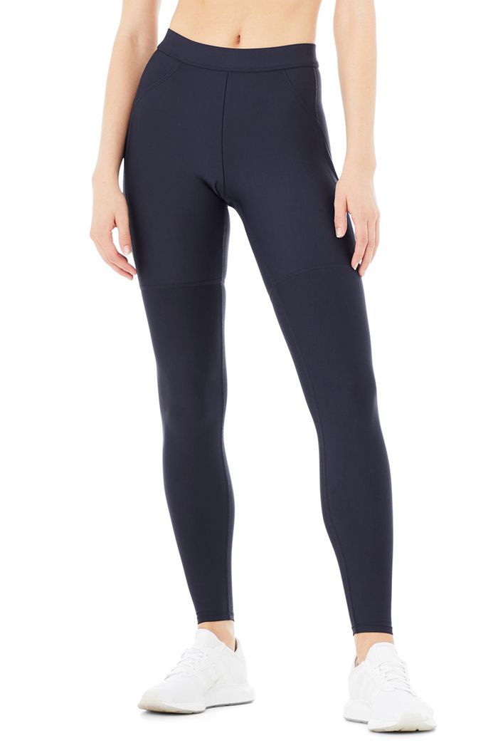 Alo Yoga High-Waist 4 Pocket Utility Women's Leggings Black | 23GCHIUKL