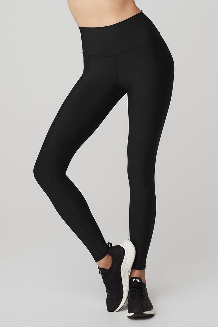 Alo Yoga High-Waist Airlift Women's Leggings Black | 18RHIJMWZ