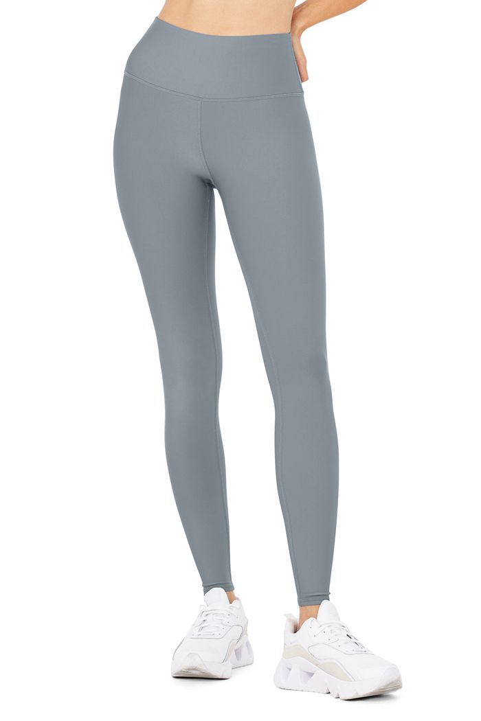 Alo Yoga High-Waist Airlift Women's Leggings Grey | 34RMPQNJI