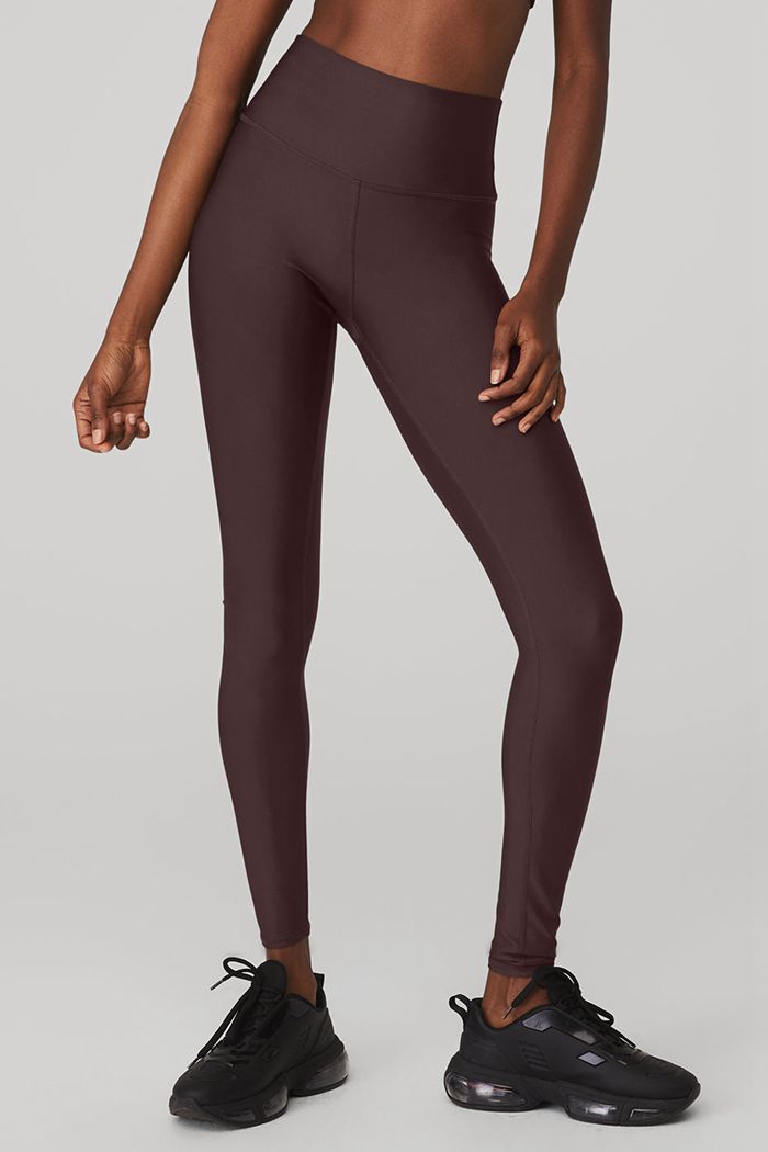 Alo Yoga High-Waist Airlift Women's Leggings Black | 82NLSAECK