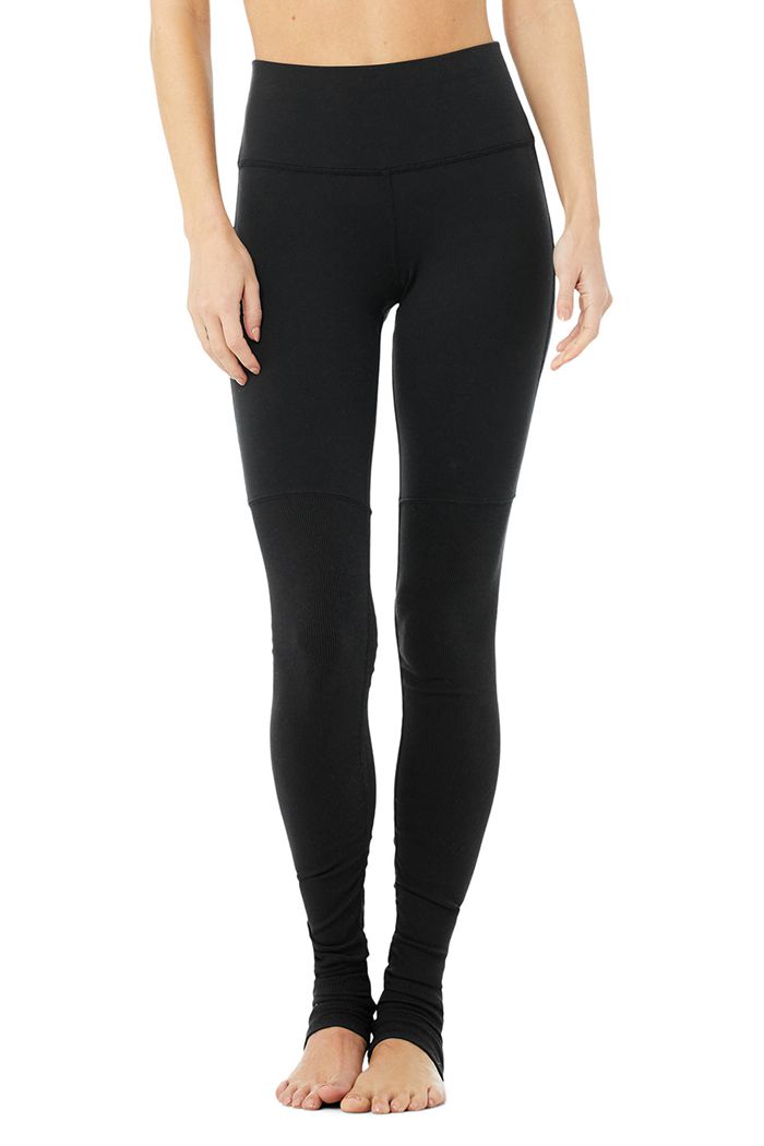 Alo Yoga High-Waist Goddess Women's Leggings Black | 47IQOVWUP