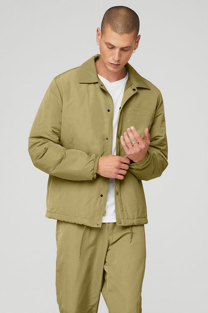 Alo Yoga Legend Men's Jackets Green | 40NOGZQVU