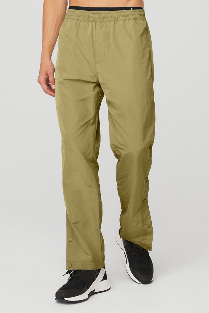 Alo Yoga Legend Snap Men's Pants Green | 16DJRLAOX