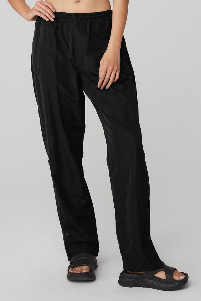 Alo Yoga Legend Snap Women's Pants Black | 89ZTCRAPY