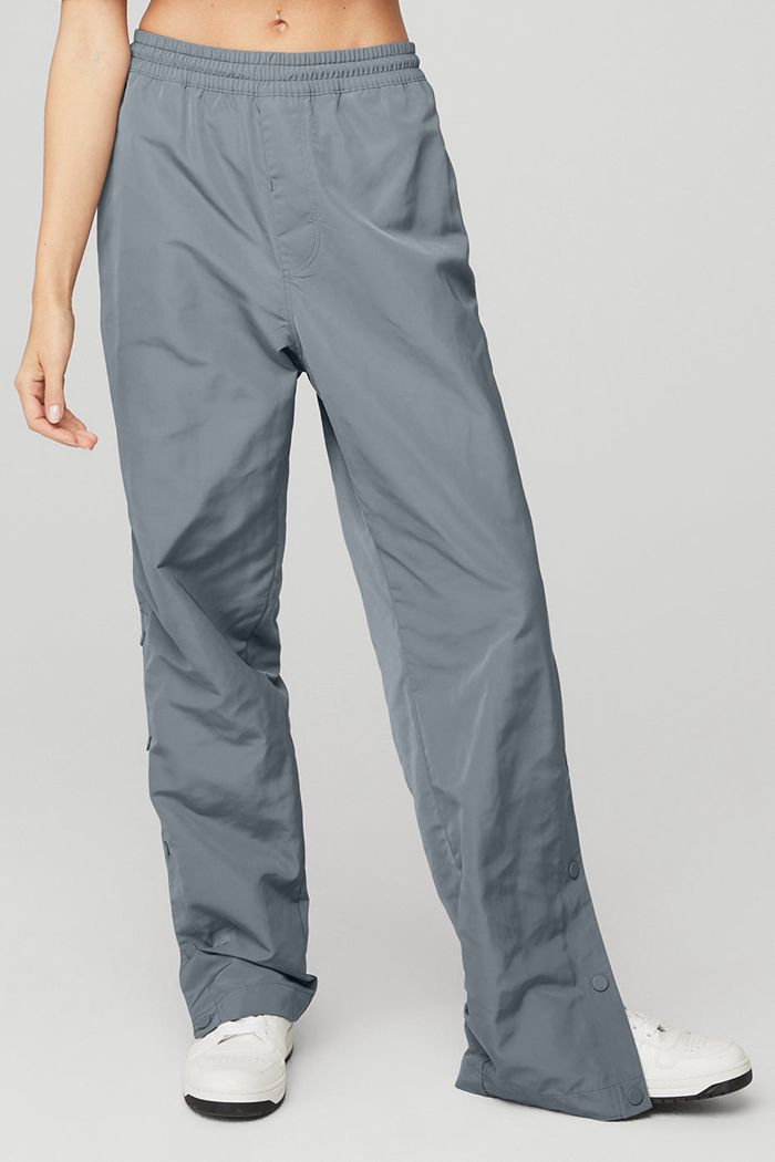 Alo Yoga Legend Snap Women's Pants Grey | 46LIXDGNP