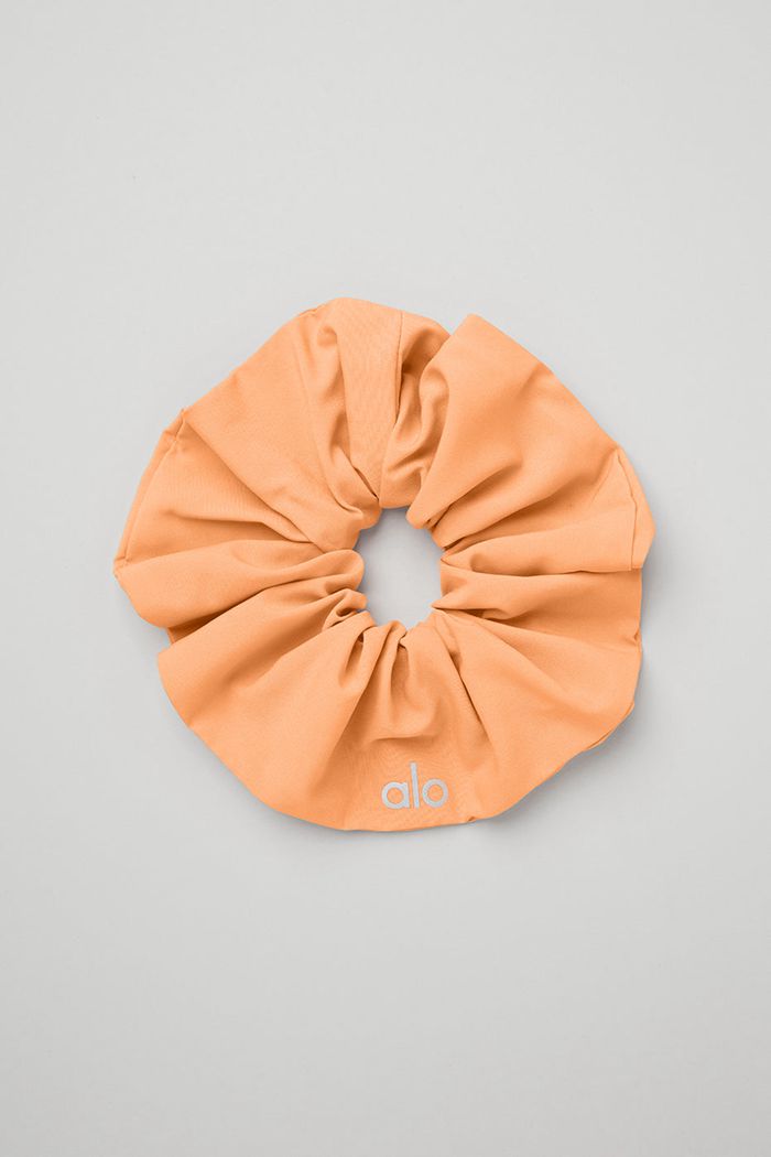 Alo Yoga Oversized Women's Scrunchie Orange | 86BQSEJCU