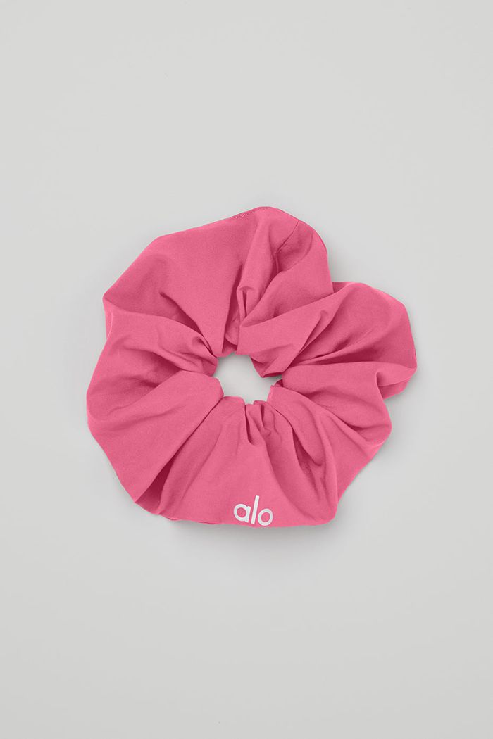 Alo Yoga Oversized Women's Scrunchie Pink Fuchsia | 05RDTNBYG