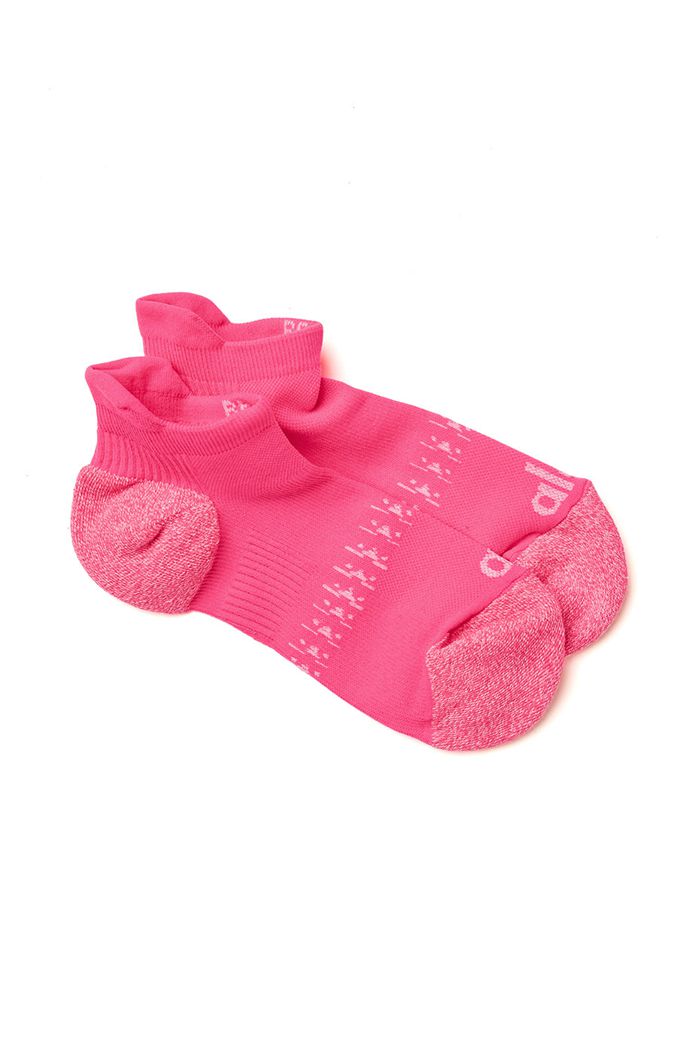 Alo Yoga Performance Tab Women's Socks Pink | 23LRQSKOI