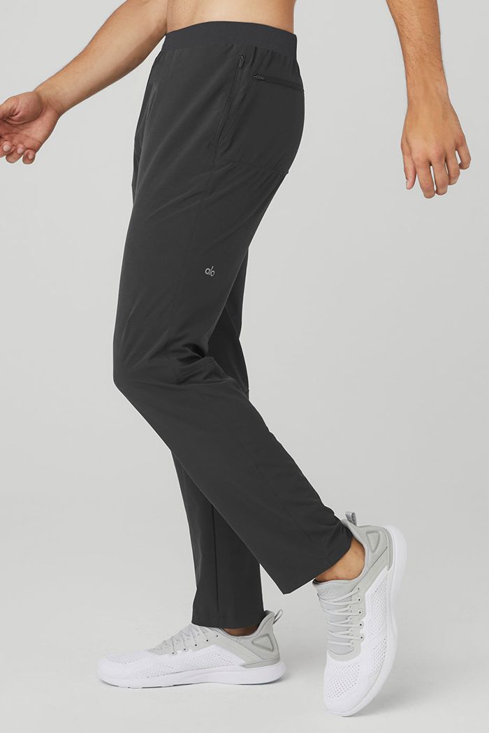 Alo Yoga Rival Men's Pants Dark Grey | 05NGSZPFA