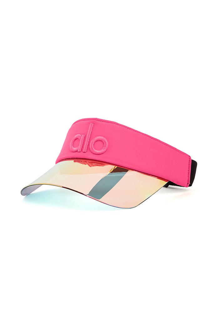 Alo Yoga Solar Women's Visor Pink | 97FKDJMLR