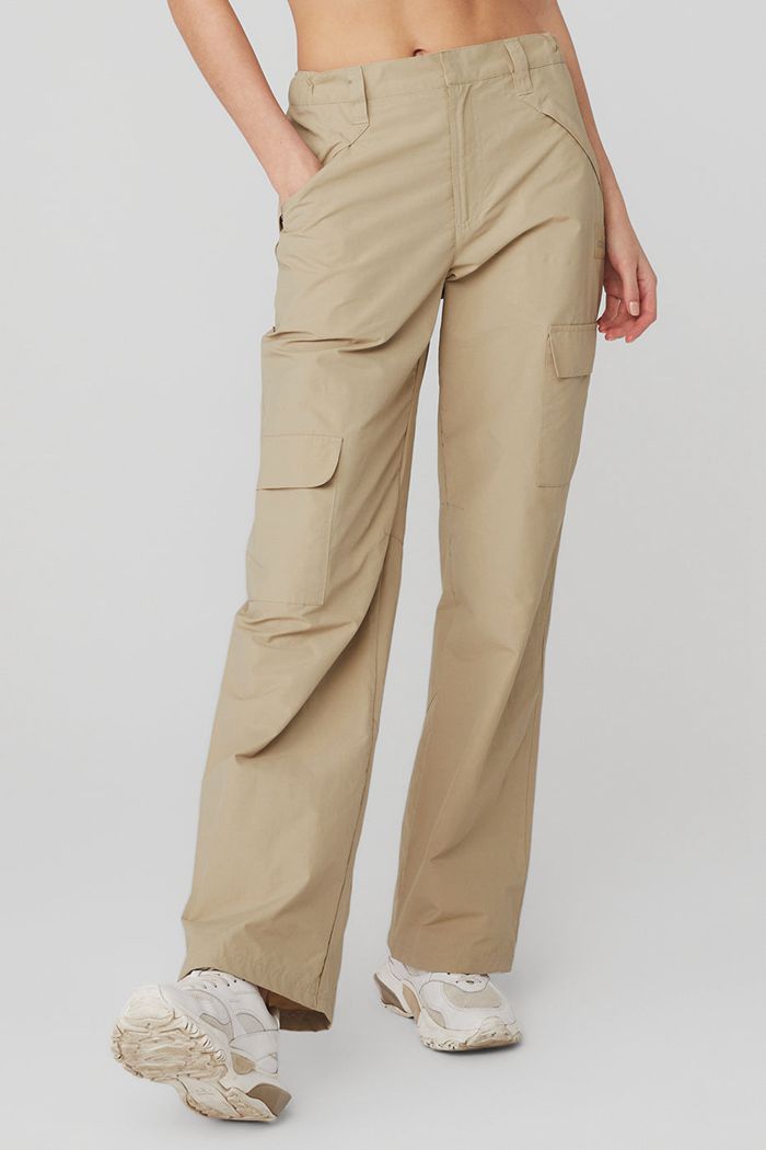 Alo Yoga The Edge Women's Trousers Brown | 80TXJFBRA