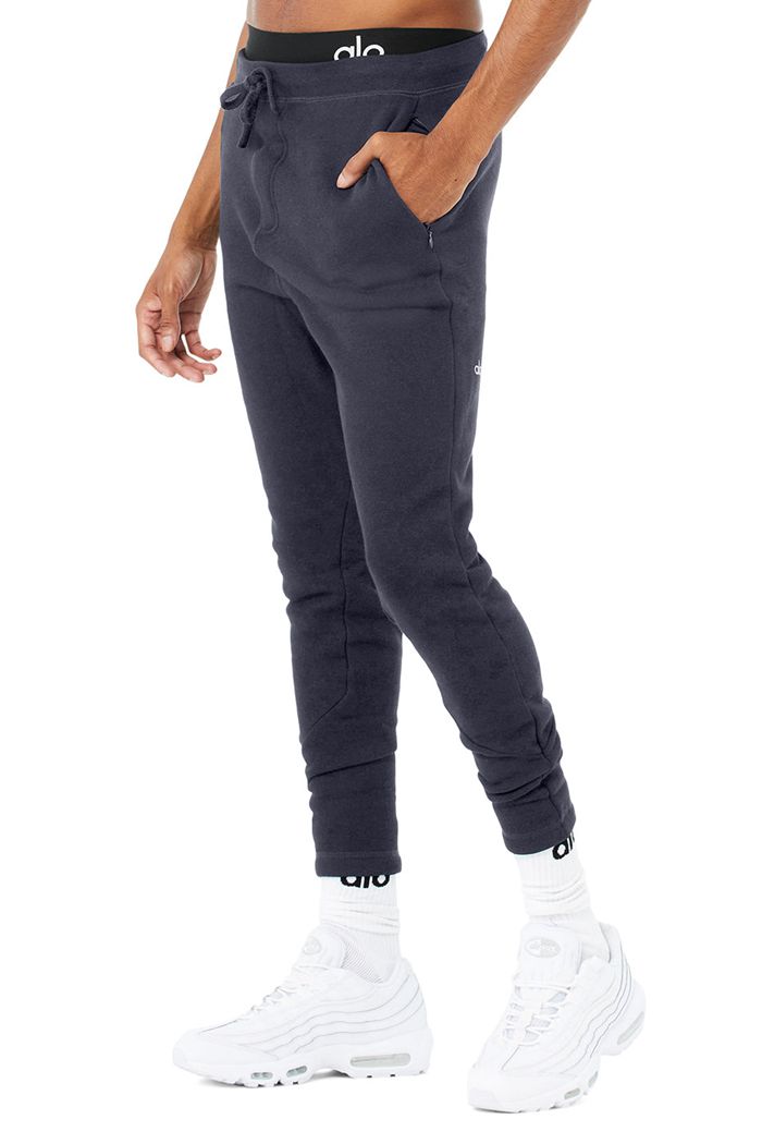 Alo Yoga The Triumph Sweat Men's Pants Black | 30CQJHKIX