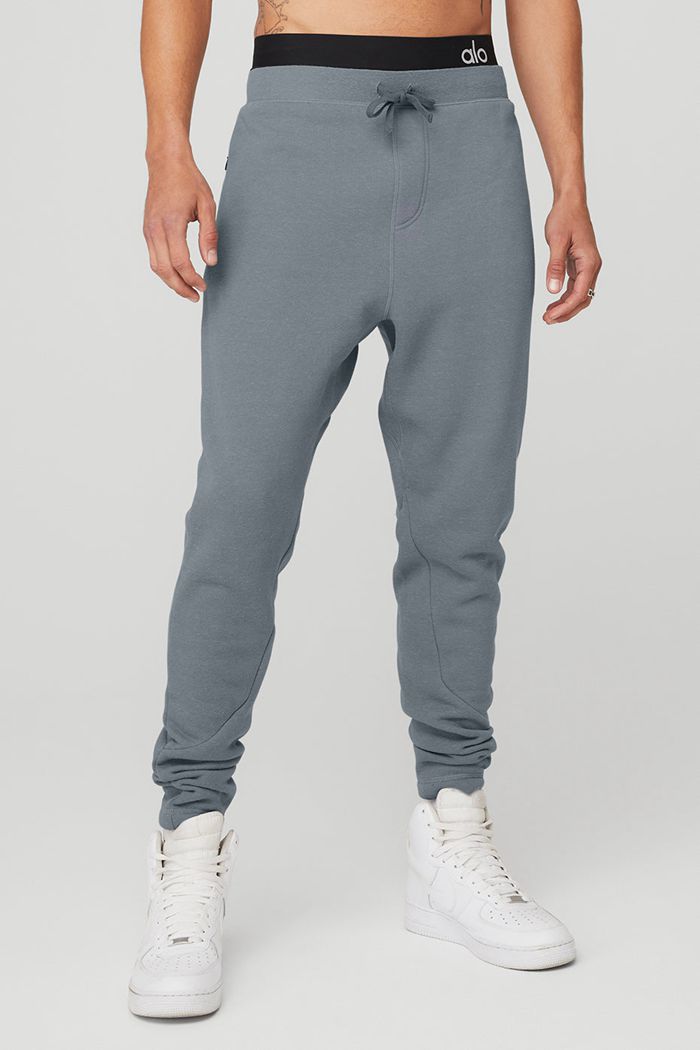 Alo Yoga The Triumph Sweat Men's Pants Grey | 10LKPYBEZ