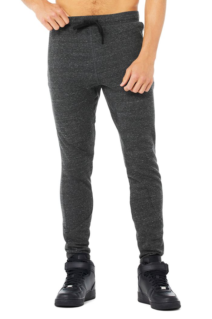 Alo Yoga The Triumph Sweat Men's Pants Grey Black | 34LZWJCOD