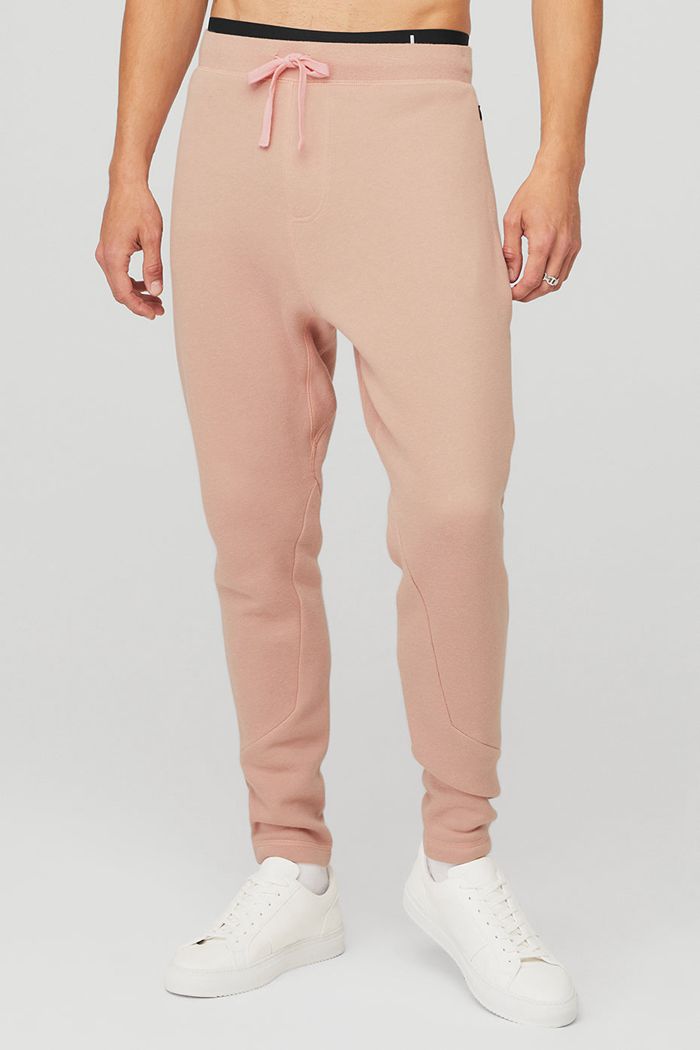 Alo Yoga The Triumph Sweat Men's Pants Pink | 79XJYCQTO