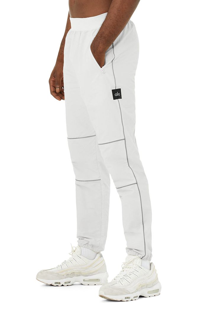 Alo Yoga Torrent Track Sweat Men's Pants White | 03ESTBKFA