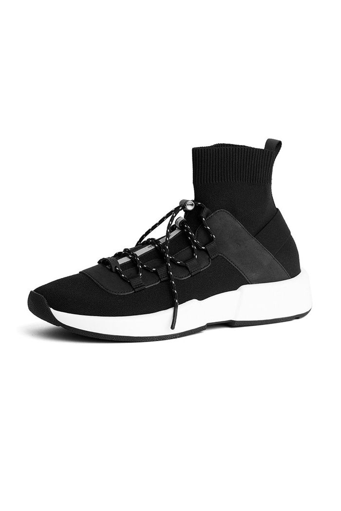 Alo Yoga Wanderer Sneaker Women's Shoes Black | 92LOZEHIX