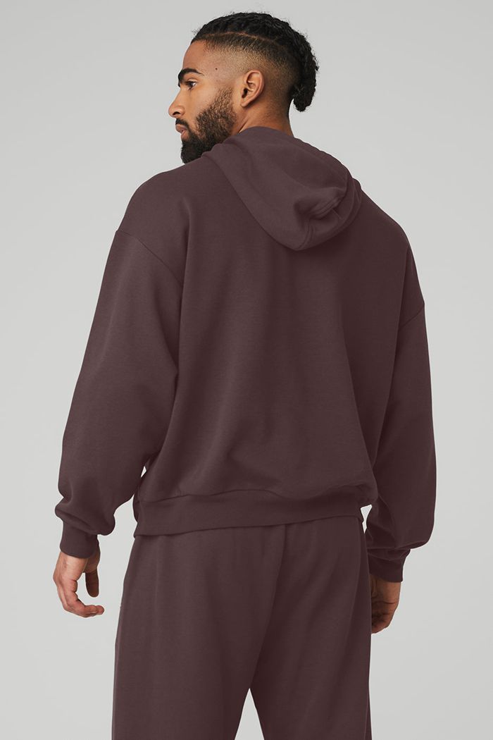 Alo Yoga Accolade Men's Hoodie Black | 63BVEQARM