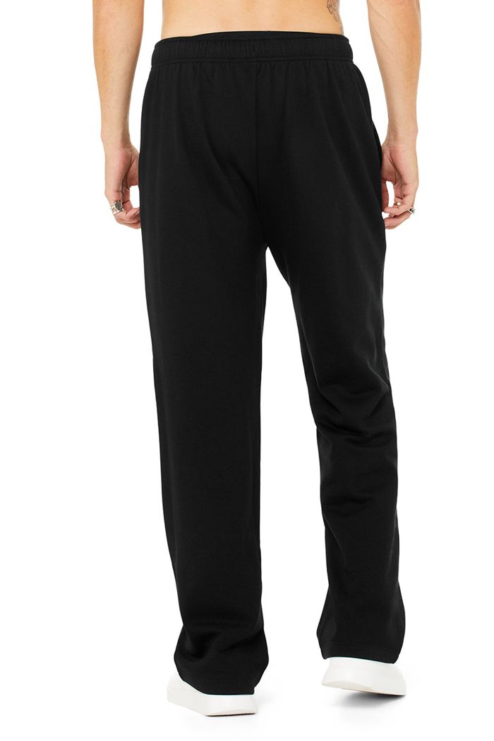 Alo Yoga Accolade Straight Leg Sweat Men's Pants Black | 10JLKWHPE