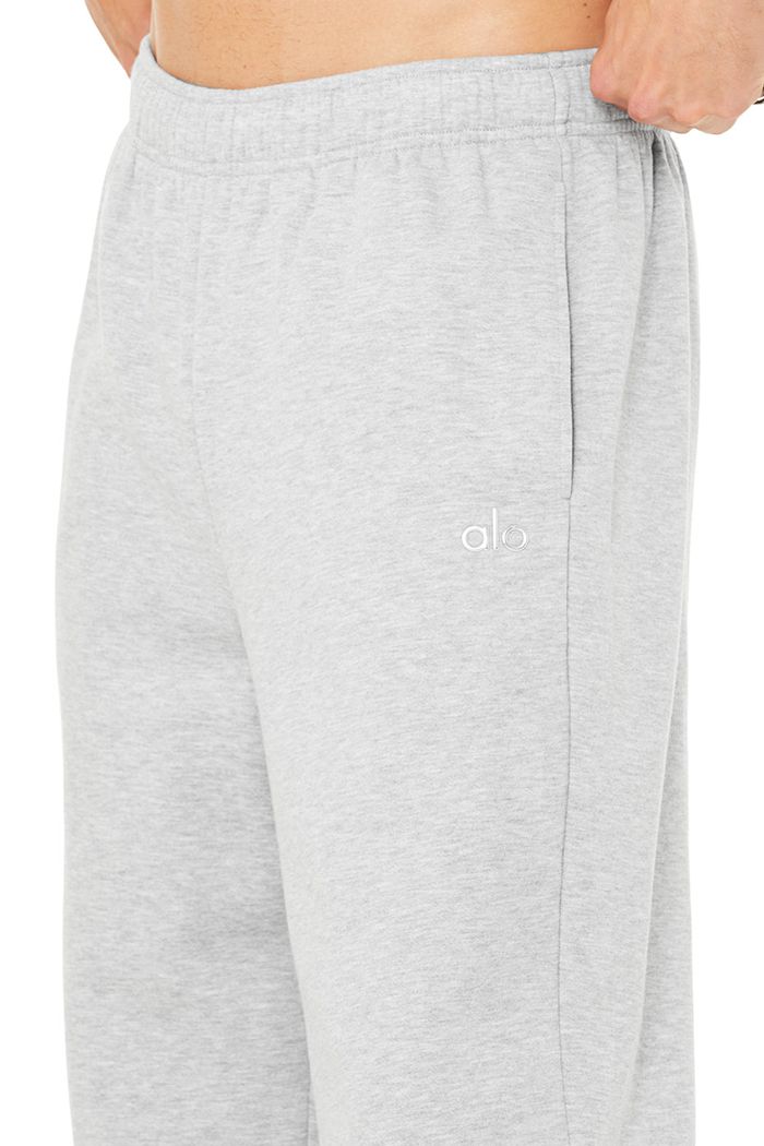 Alo Yoga Accolade Straight Leg Sweat Men's Pants Grey | 79LXCRADB