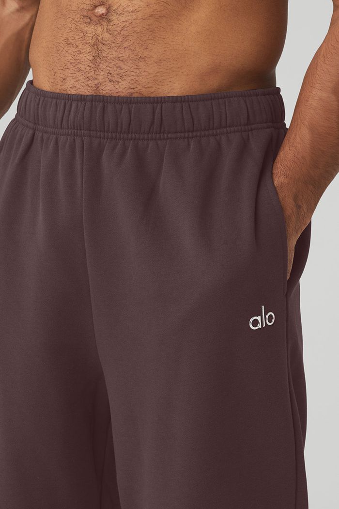 Alo Yoga Accolade Straight Leg Sweat Men's Pants Black | 90YDXKFAQ