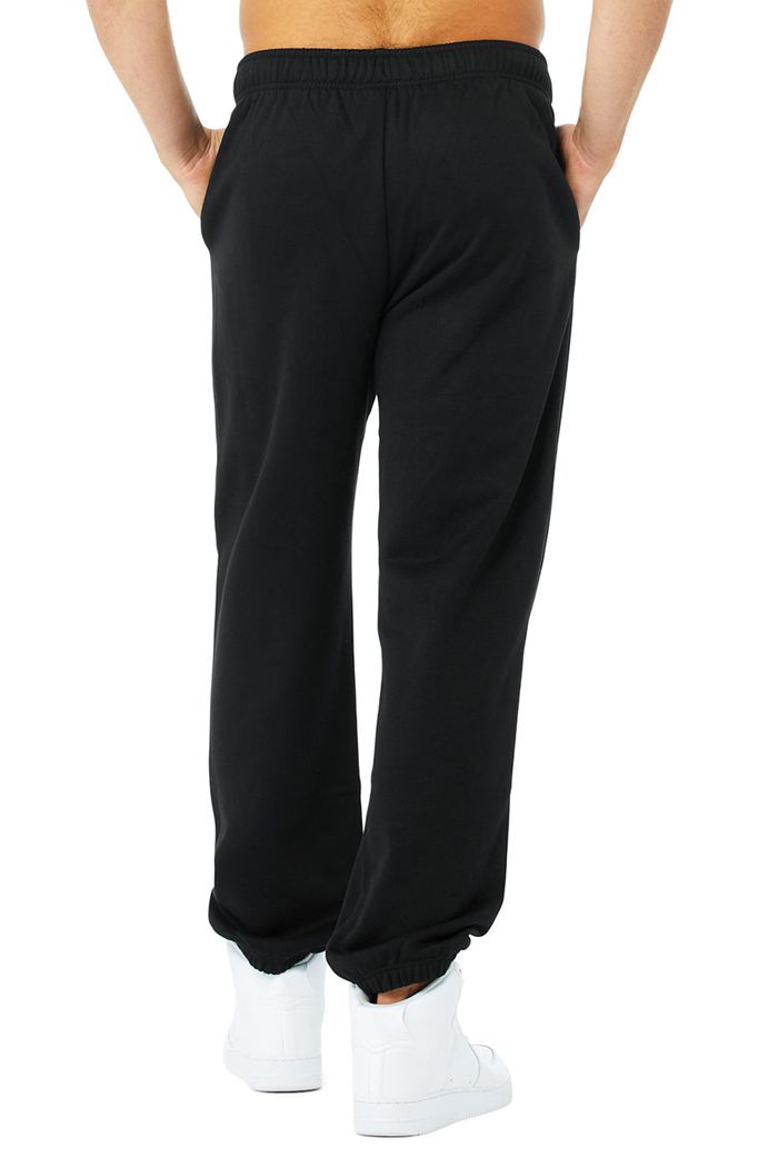 Alo Yoga Accolade Sweat Men's Pants Black | 42SHCVFRX