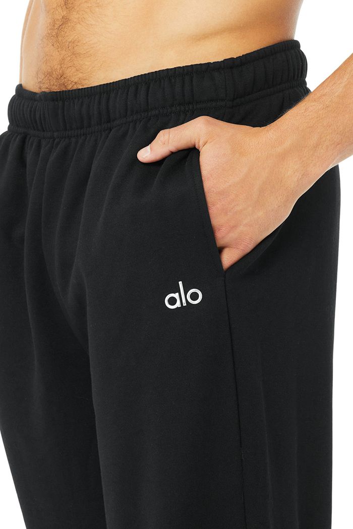 Alo Yoga Accolade Sweat Men's Pants Black | 42SHCVFRX