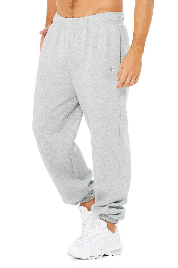 Alo Yoga Accolade Sweat Men's Pants Grey | 35BWAPJME