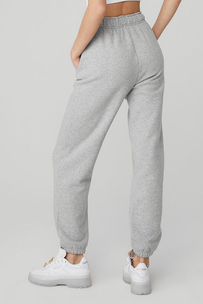 Alo Yoga Accolade Sweat Women's Pants Grey | 38DTFHYPE