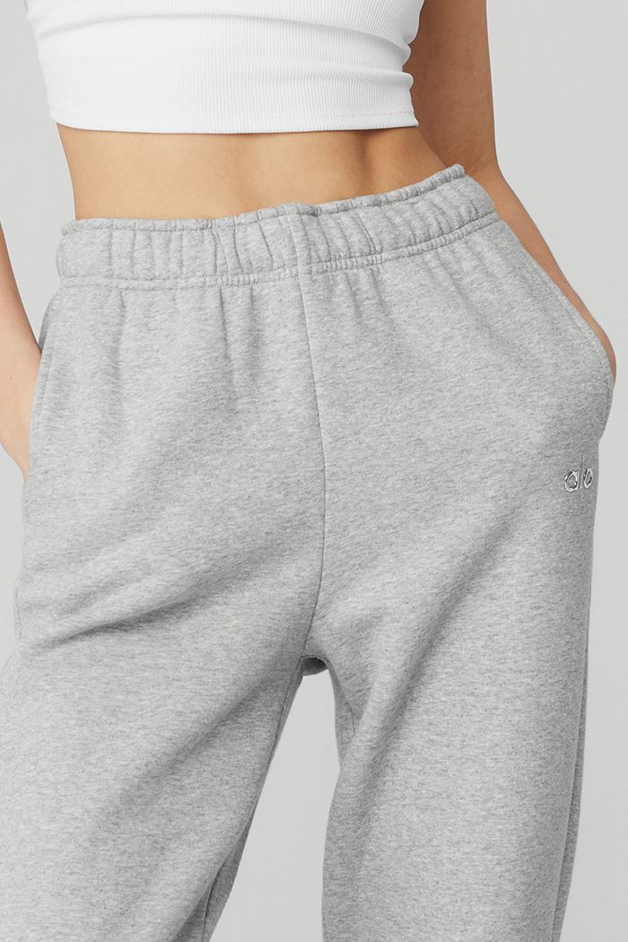 Alo Yoga Accolade Sweat Women's Pants Grey | 38DTFHYPE