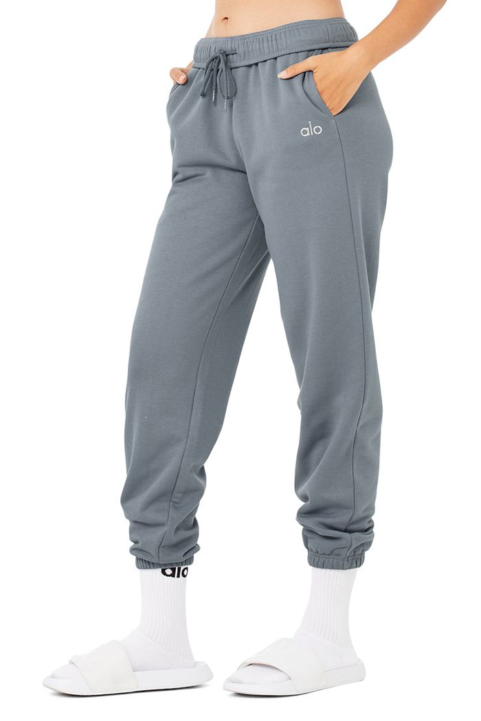 Alo Yoga Accolade Sweat Women's Pants Grey | 69DANEMPF