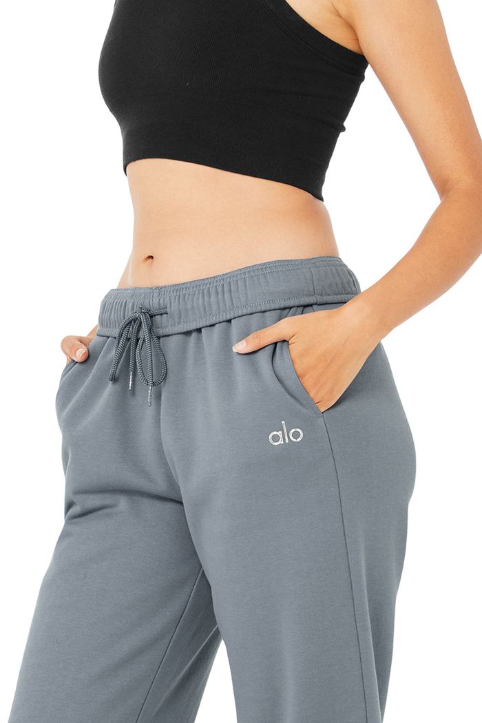 Alo Yoga Accolade Sweat Women's Pants Grey | 69DANEMPF