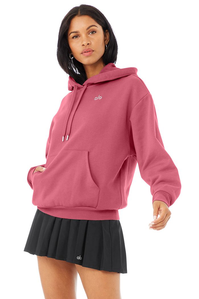 Alo Yoga Accolade Women's Hoodie Purple | 90ORPFVED