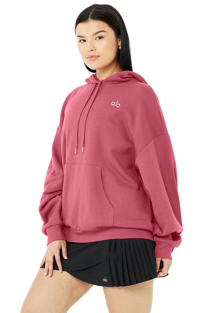 Alo Yoga Accolade Women's Hoodie Purple | 90ORPFVED