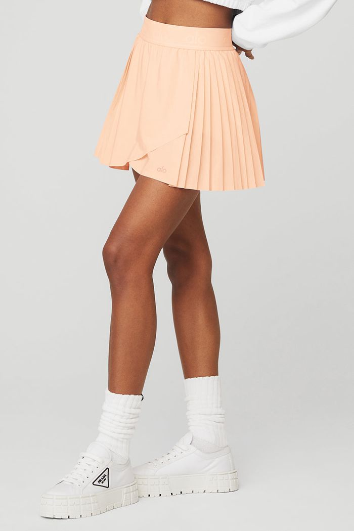 Alo Yoga Aces Tennis Women's Skirts Beige | 83VWTHBRJ