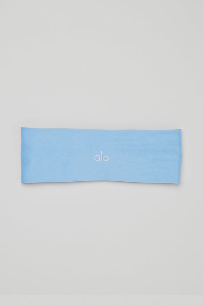 Alo Yoga Airlift Women's Headband Blue | 41IWSRBHL