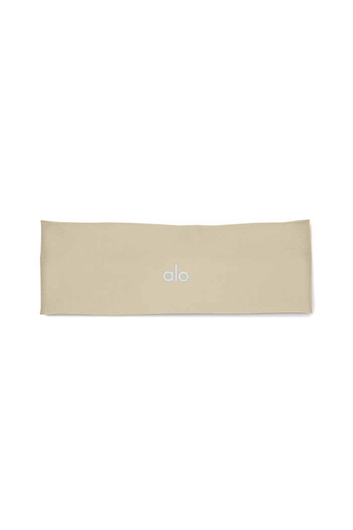 Alo Yoga Airlift Women's Headband Brown | 68LHXFOYJ