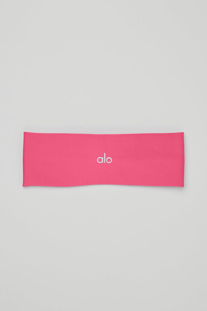 Alo Yoga Airlift Women's Headband Pink Fuchsia | 50HTOZEBW