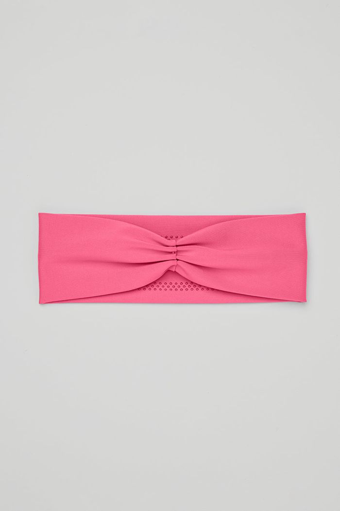 Alo Yoga Airlift Women\'s Headband Pink Fuchsia | 50HTOZEBW